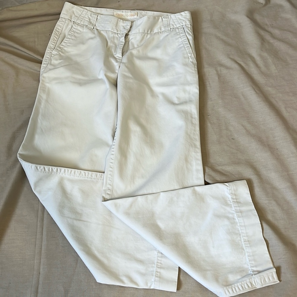 J.Crew Chino Favorite fit Size 9 Classic Twill 100% cotton GUC